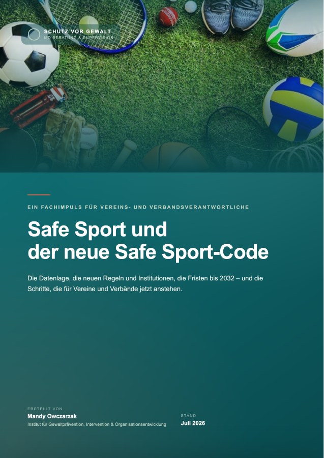 Cover: Safe Sport und der neue Safe Sport-Code
